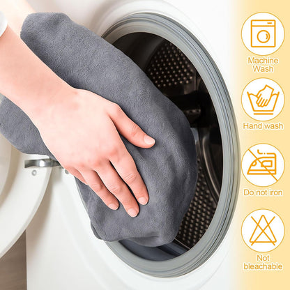 Dog Towels for Drying Dogs Large, Absorbent Microfiber Dogs Bath Towel, 40 X 24 Inch Soft Pet Grooming Towel, Dog Shower & Bath Supplies(Grey)