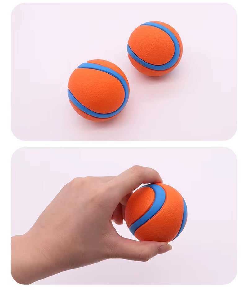 Ultra Highly Visible Bouncing and Floating Durable Rubber Super Bouncy Ball Sound Balls Horse Dog Tennis Toy Floats in Water