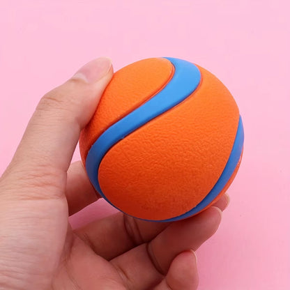 Ultra Highly Visible Bouncing and Floating Durable Rubber Super Bouncy Ball Sound Balls Horse Dog Tennis Toy Floats in Water