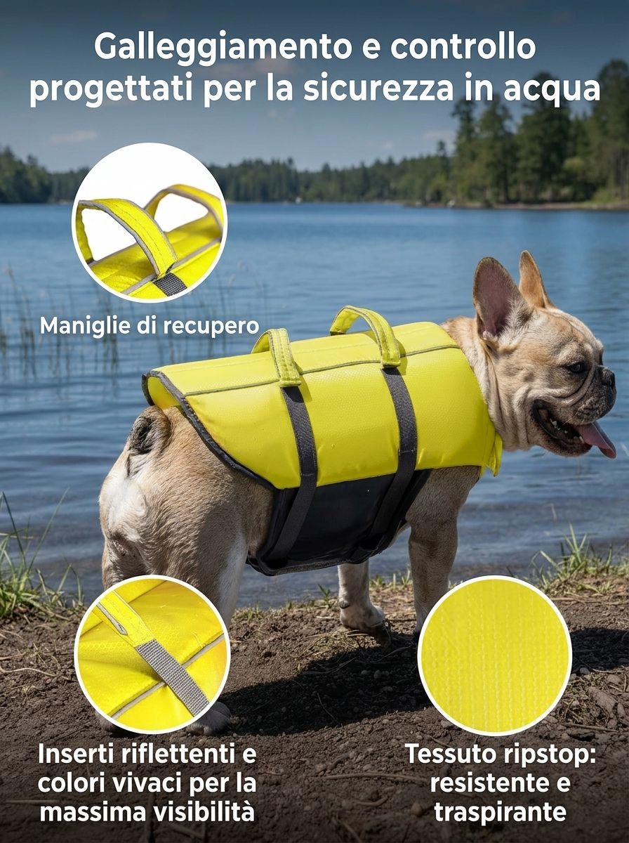Floa™ - Giubbotto Galleggiante Per Cani